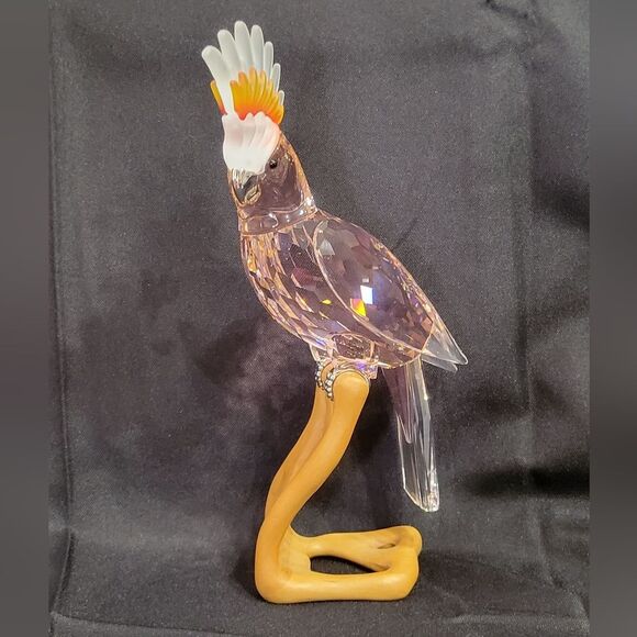 Swarovski Crystal Pink Cockatoo Figurine Cryatal Paradise Birx Collection - Picture 2 of 16